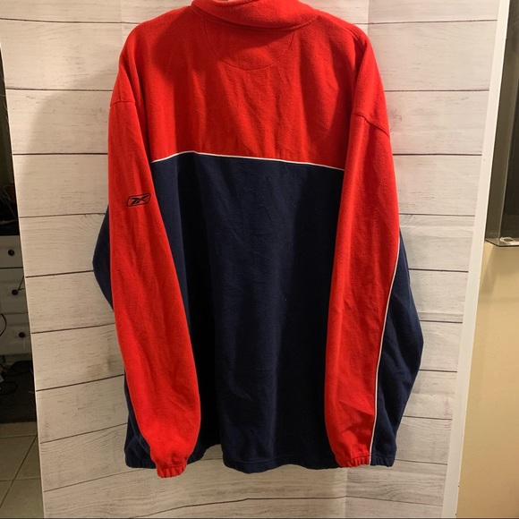 NFL Patriots fleece zipper pull over plus size 4X - Picture 4 of 12